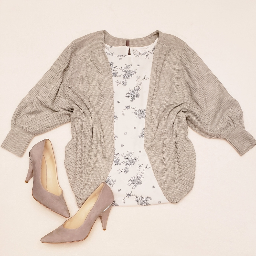 Charlotte Russe Gray Cardigan
